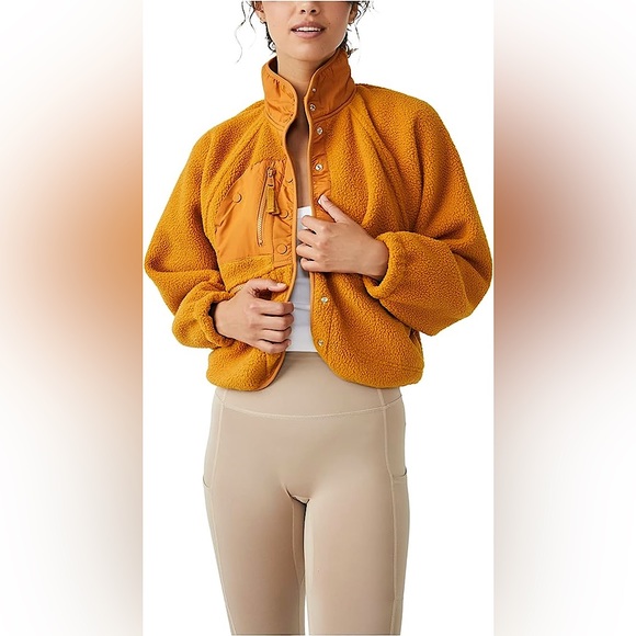 NEW Free People Hit The Slopes Fleece Jacket - Picture 5 of 15